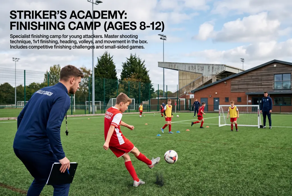 Striker's Academy: Finishing Camp (Ages 8-12)