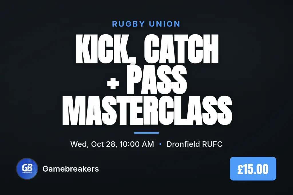 Kick, Catch + Pass Masterclass